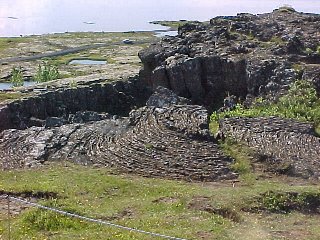 Lava plow-marks, Thingvellir